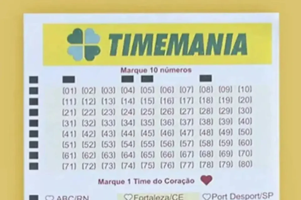 Timemania 2391: confira o resultado (Foto: Agência Brasil)