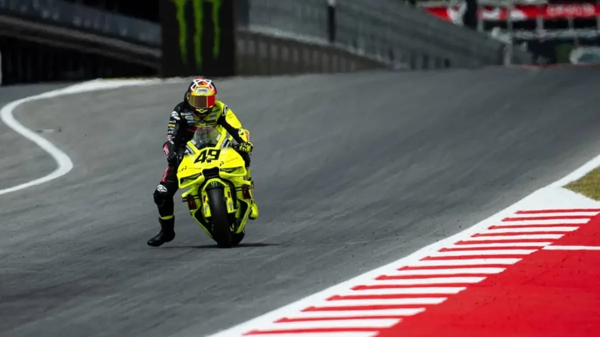 Fabio Di Giannantonio durante GP da Catalunha de MotoGP