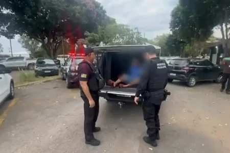 Imagem de um dos presos