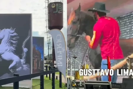 Piloto mostra como foi o Leilão JBJ em Nazário: festinha no Goiás vídeo Evento na Fazenda Floresta reuniu criadores, luxo e movimentou redes