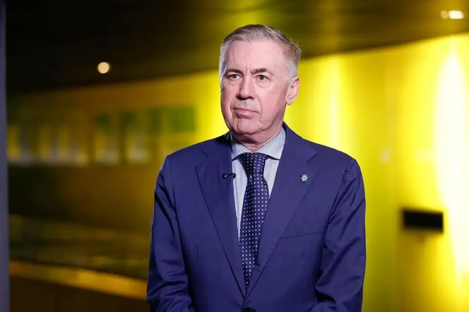 Carlo Ancelotti, treinador da seleção brasileira