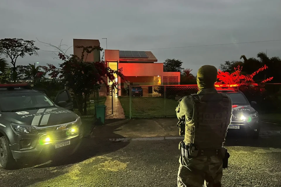 Imagem da casa de um dos alvos