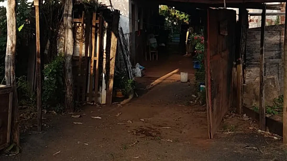 Imagem da casa onde aconteceu o crime