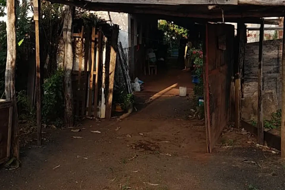 Imagem da casa onde aconteceu o crime