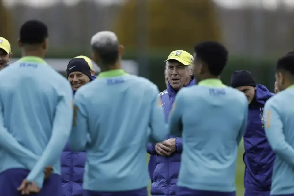 Seleção de Ancelotti terá uma das médias de idade mais altas do Brasil em Copas