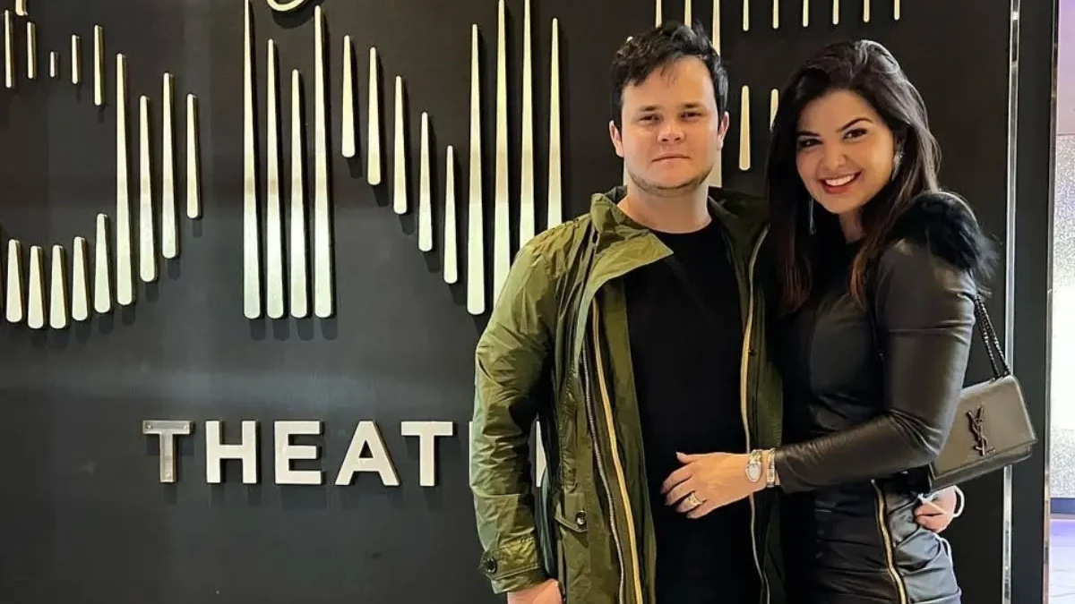 Cantor Matheus, da dupla com Kauan, e a influenciadora Paula Aires (Foto: Instagram)