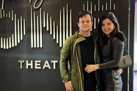 Cantor Matheus, da dupla com Kauan, e a influenciadora Paula Aires (Foto: Instagram)