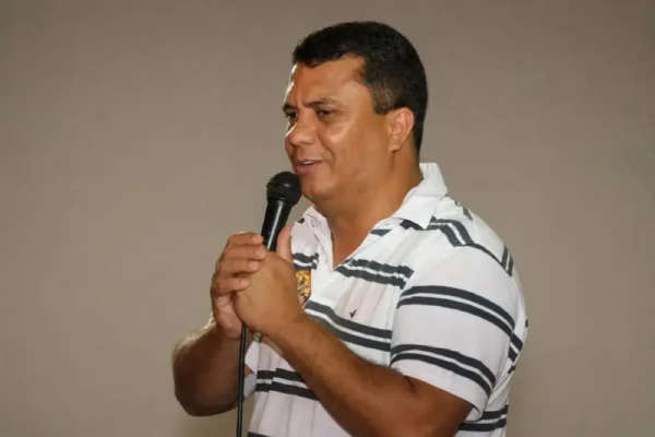 Imagem do ex-prefeito preso