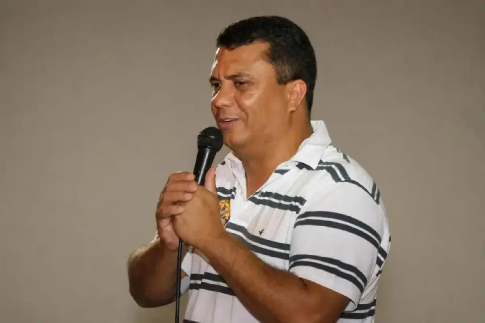 Imagem do ex-prefeito preso