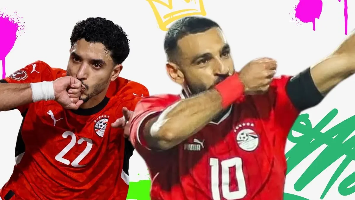 Omar Marmoush e Mohamed Salah, líderes da seleção do Egito (Foto: Montagem/Mais Goiás)