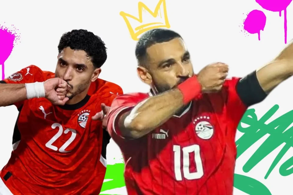 Omar Marmoush e Mohamed Salah, líderes da seleção do Egito (Foto: Montagem/Mais Goiás)