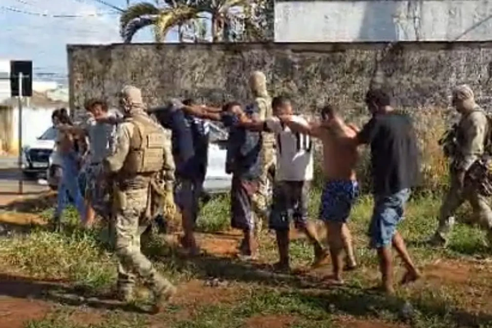 Imagem dos presos
