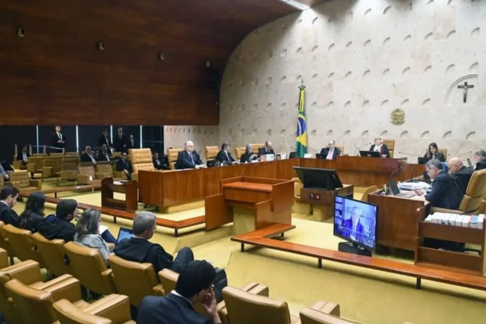 Imagem mostra plenário do STF