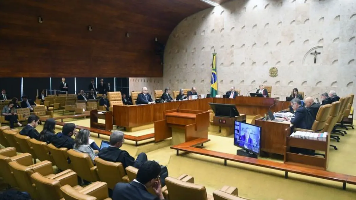 Imagem mostra plenário do STF