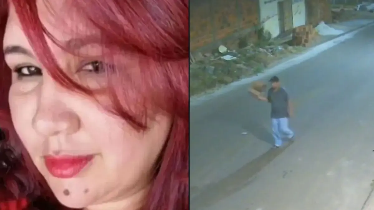 Imagem mostra suspeito caminhadno pela rua depois de deixar televisão