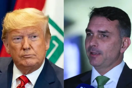 Flávio Bolsonaro vai aos EUA para encontro com Trump