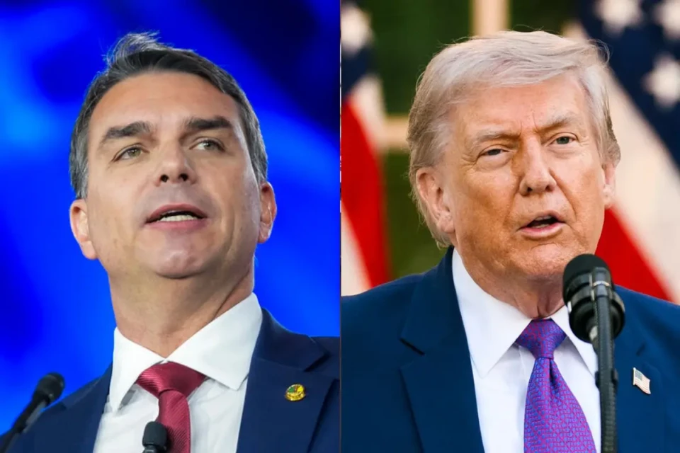 Flávio vai aos EUA na esperança de conseguir agenda com Trump (Foto: Divulgação)