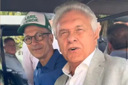 Ex-governadores Ronaldo Caiado e Romeu Zema (Foto: Reprodução)