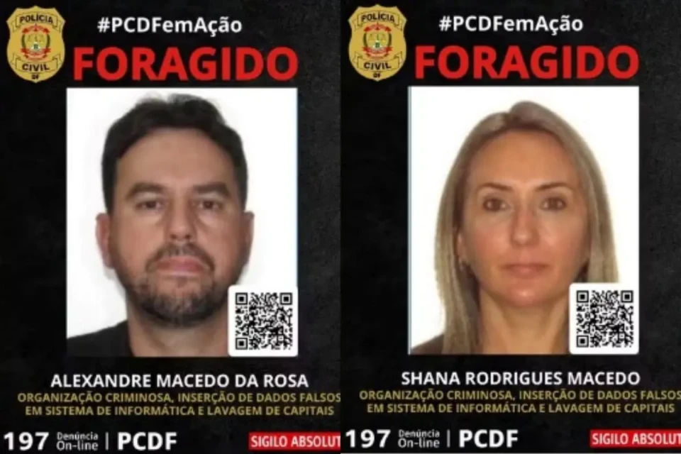 Imagem dos procurados