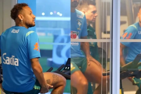 Neymar retorna à Seleção, mas lesão preocupa comissão técnica de Ancelotti