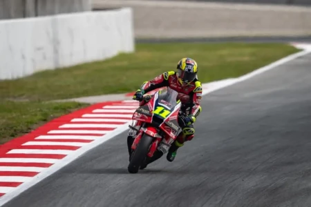 Diogo Moreira em corrida da MotoGP