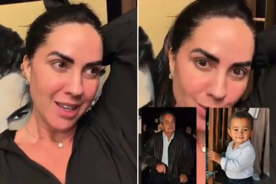 Graciele Lacerda usa IA para recriar pai de Zezé Di Camargo: Pari meu sogro inteligência artificial para imaginar Seu Francisco criança