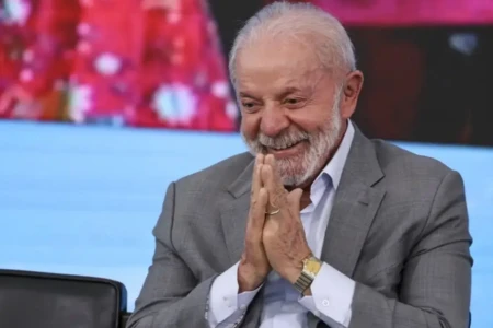 Imagem mostra presidente da República, Luiz Inácio Lula da Silva
