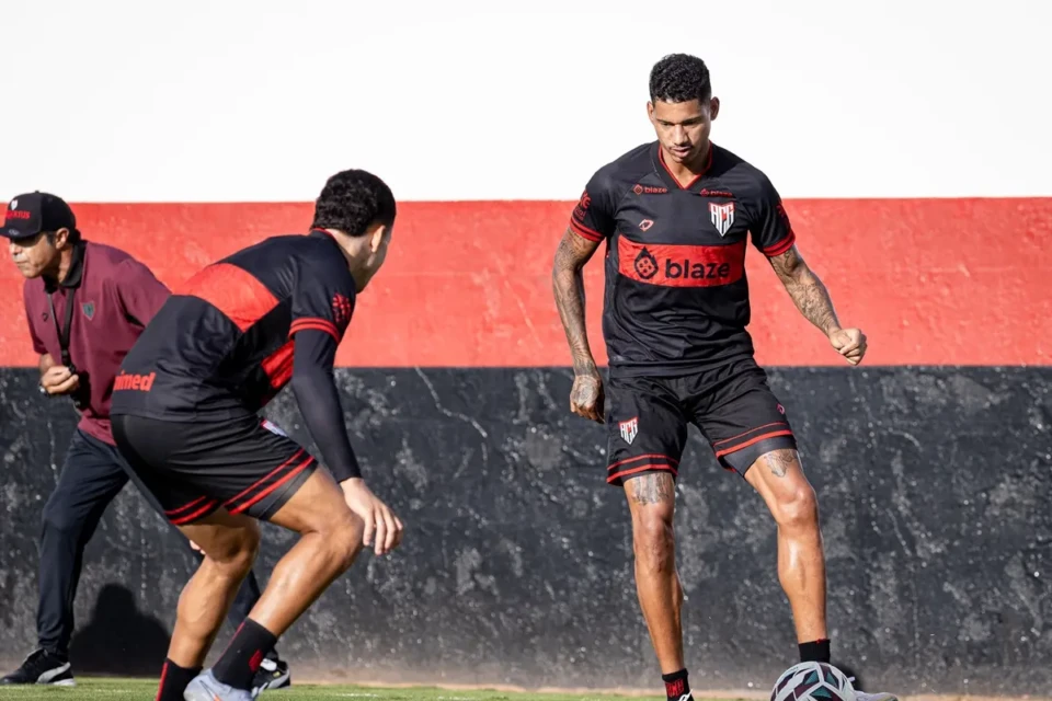Marrony em treino no Atlético
