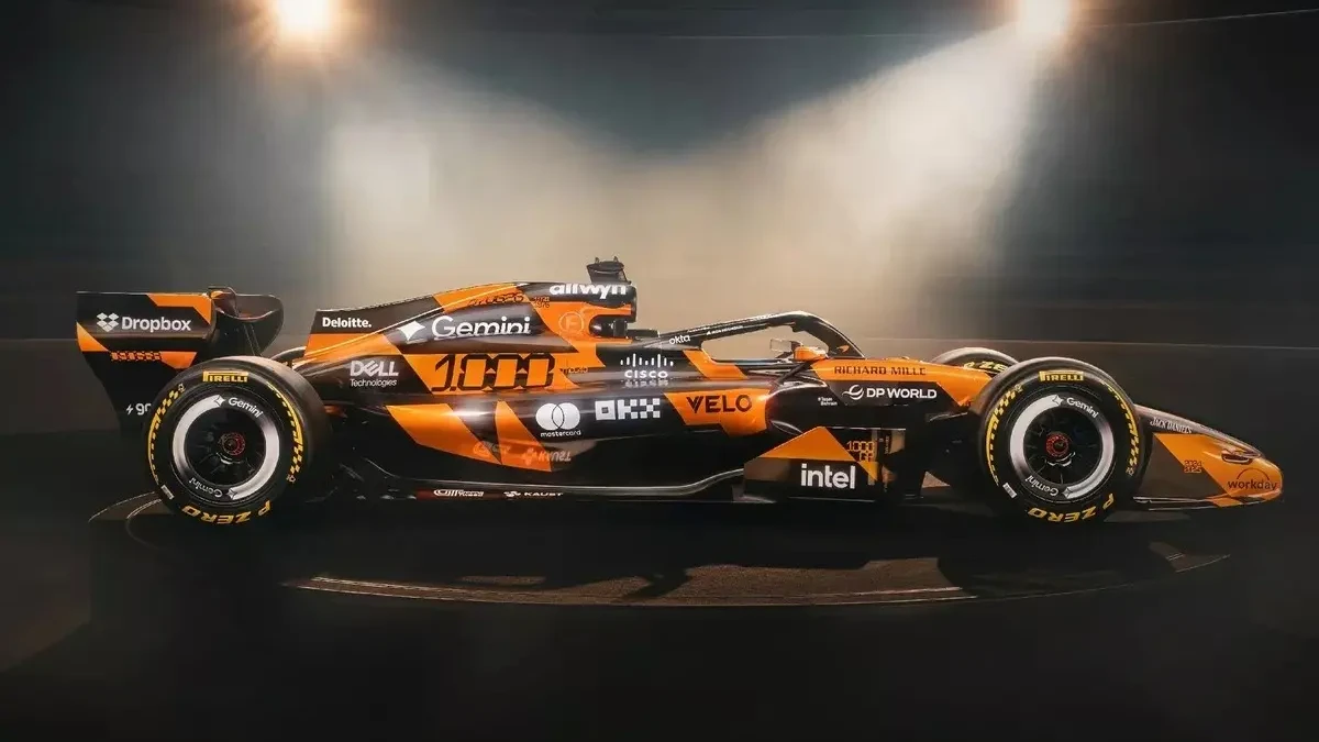 Pintura do carro da McLaren