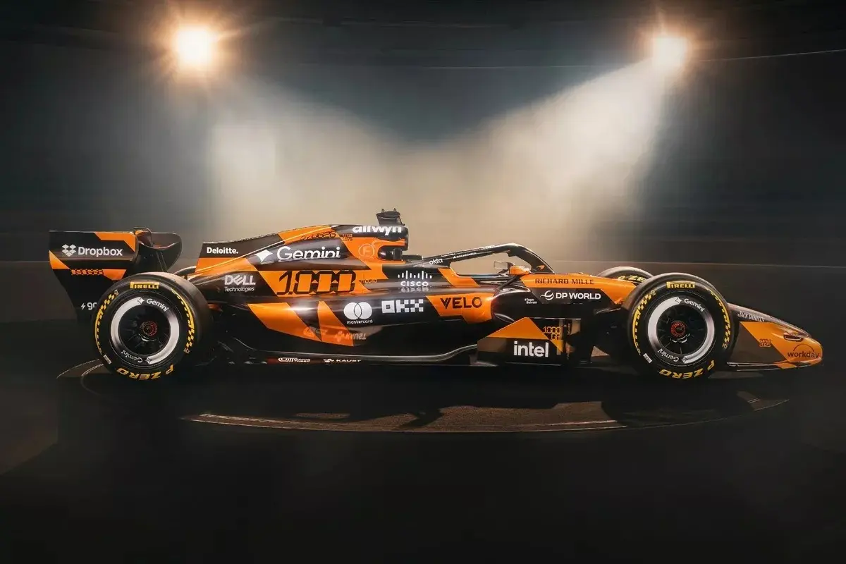 Mclaren celebra milésimo GP na Fórmula 1 com pintura histórica em Mônaco
