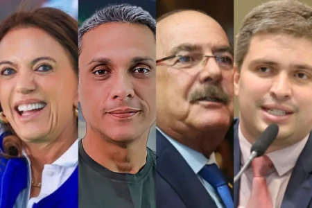Goiás Pesquisas/Mais Goiás para Senado: Gracinha lidera, seguida de Gayer e Zacharias (Fotos: Governo de Goiás, Agência Câmara dos Deputados, Assembleia Legislativa)