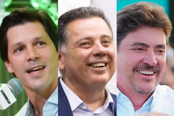 Goiás Pesquisas/Mais Goiás: Daniel lidera com 32,6%; Marconi tem 18,6% e Wilder 12,2% (Fotos: Cristiano Borges, Reprodução e Agência Senado)