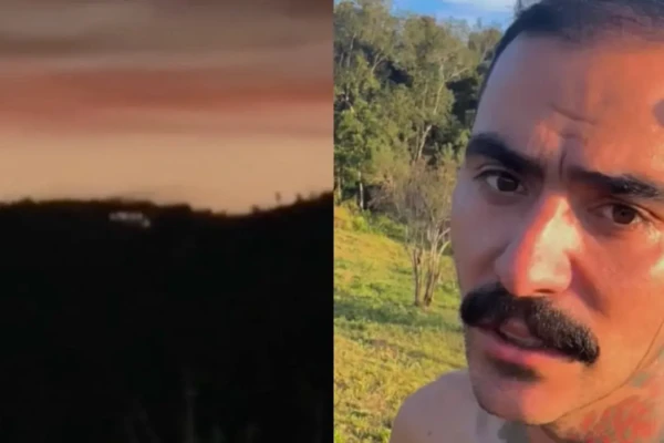 Luzes misteriosas no céu do Paraná assustam influencer OVNI; vídeo Mayk Leão relata sons estranhos, luzes coloridas e objeto sobre sítio