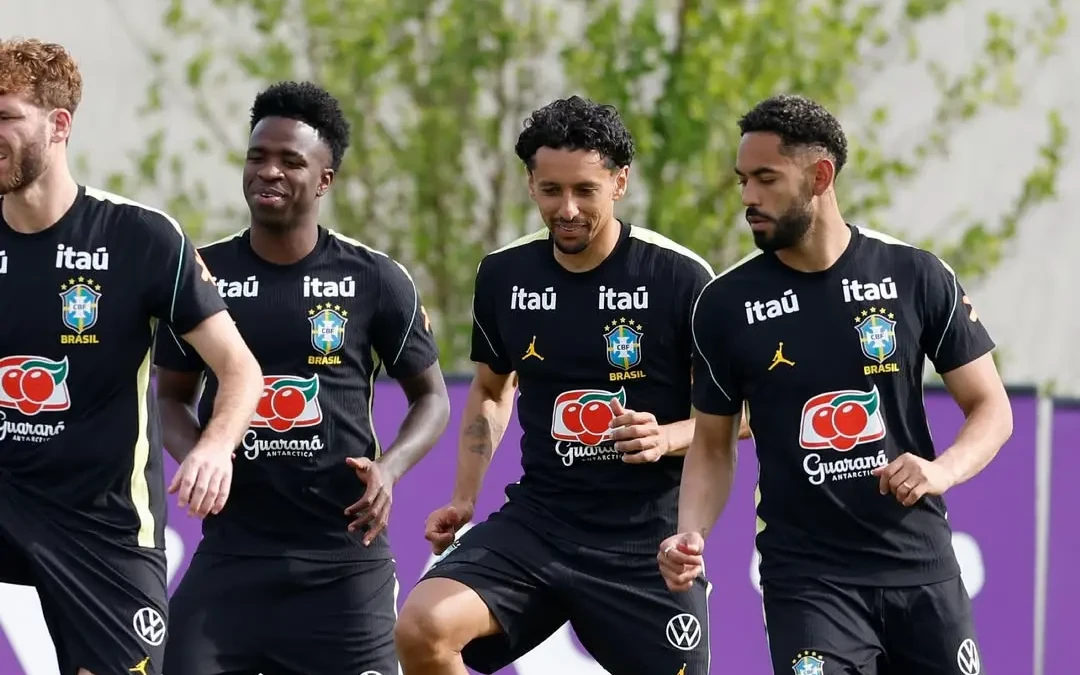treino seleção brasileira EUA