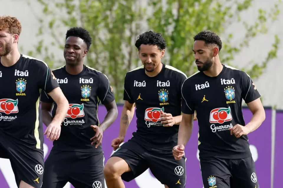 treino seleção brasileira EUA