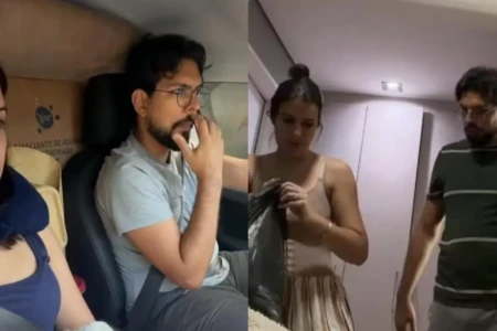 Influenciadora Bárbara Pyrus e o marido - (Foto: reprodução/Instagram)