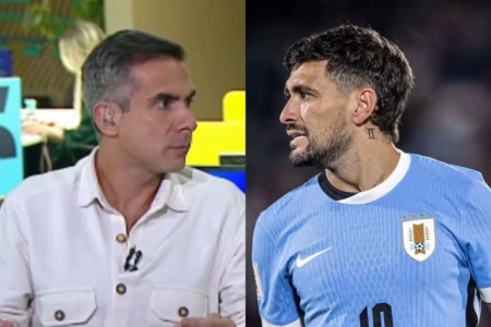 Villani critica Uruguai por manter Arrascaeta na Copa: 'qual o sentido?' (Foto: Reprodução)