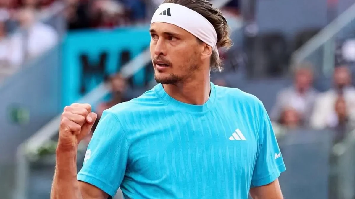 Tenista alemão Alexander Zverev: na final de Roland Garros (Foto: Instagram)