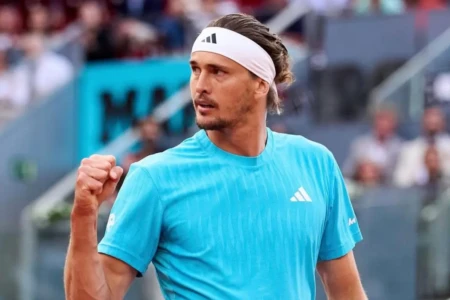Tenista alemão Alexander Zverev: na final de Roland Garros (Foto: Instagram)