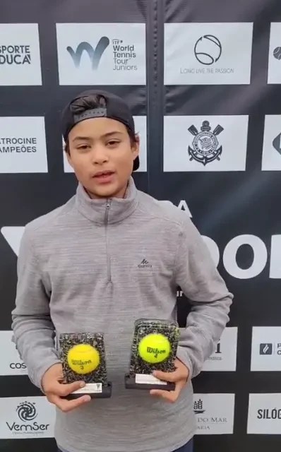 image Tenista de Goianésia campeão de Roland Garros batia bolinhas na parede de casa aos cinco anos