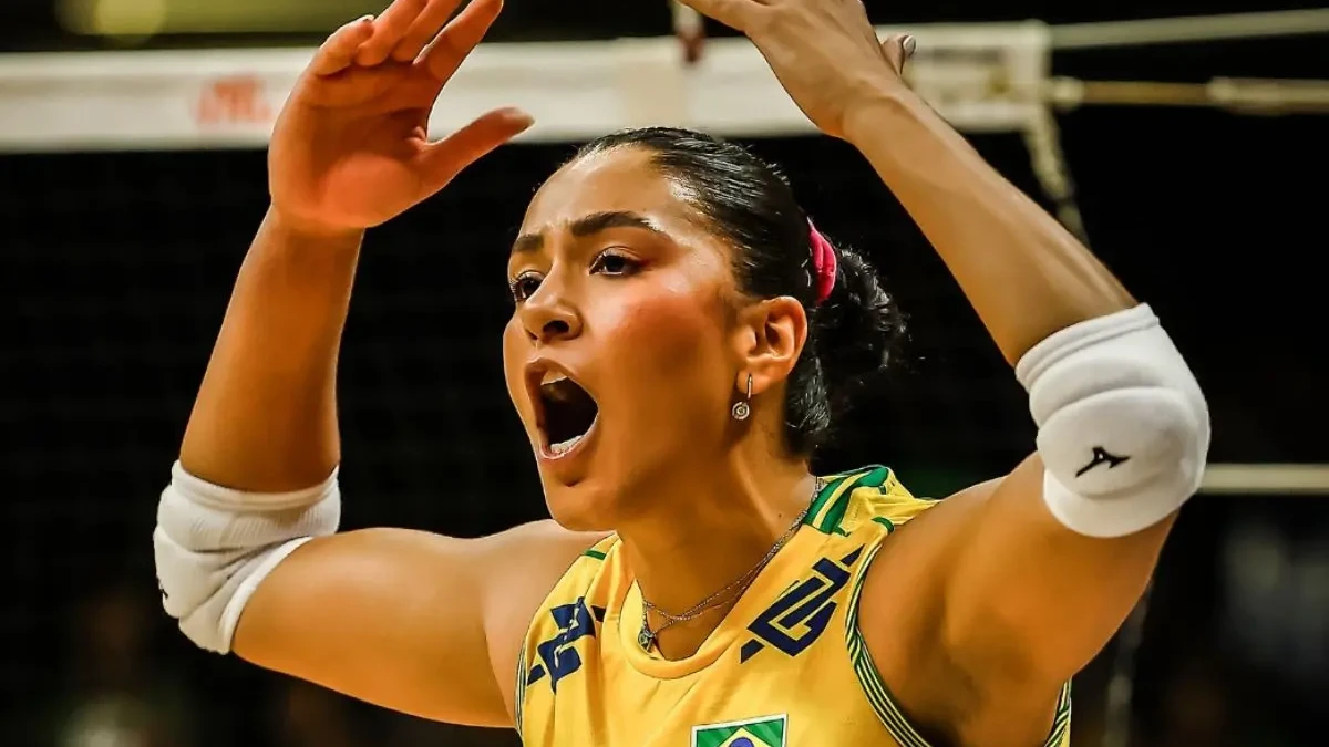 Tainara, ponteira da seleção brasileira de vôlei (Foto: CBV)