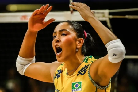 Tainara, ponteira da seleção brasileira de vôlei (Foto: CBV)