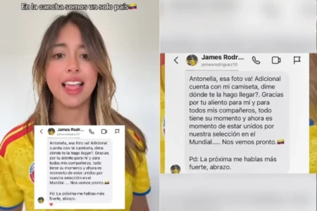 James Rodríguez pede desculpas por ignorar filha do presidente da Colômbia (Foto: Reprodução)