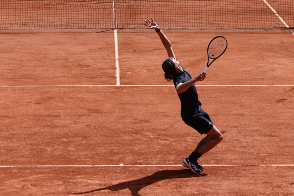 Zverev durante final de Roland Garros