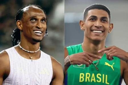 Alison dos Santos e Matheus Lima: ouro e prata na Diamond League (Fotos: Instagram)