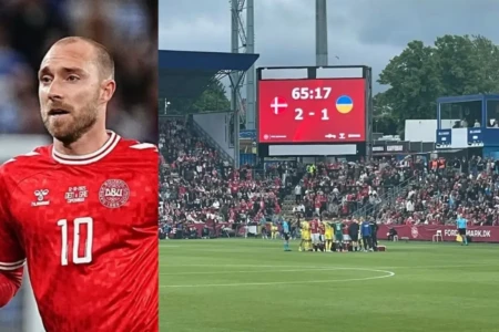 Dinamarca atualiza estado de Eriksen após desmaio em campo (Foto: Reprodução)