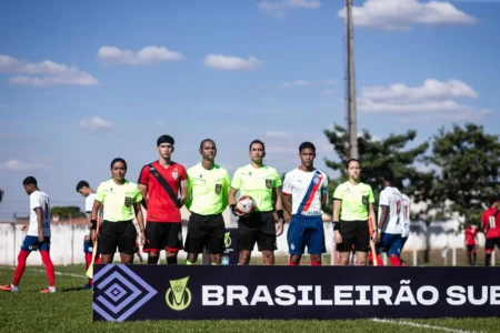 Partida entre Atlético e Bahia no Brasileiro Sub-17