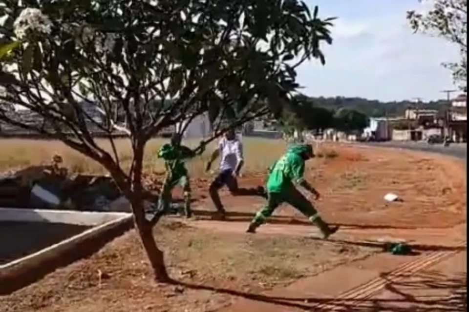 Imagem da confusão