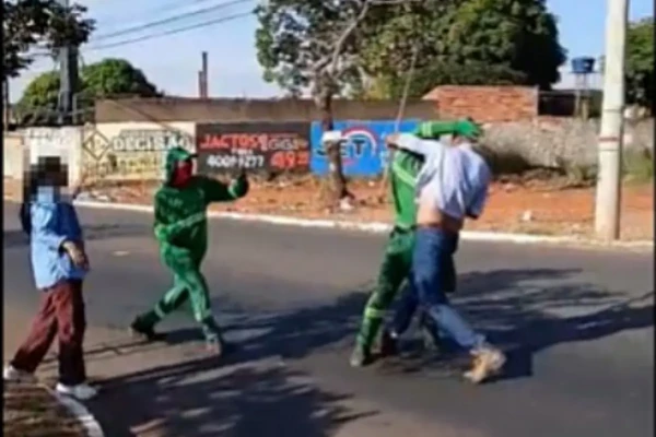 Imagem da briga