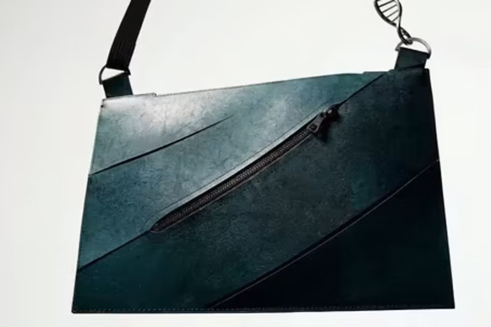 Bolsa de couro de 'tiranossauro rex' vai a leilão por R$ 3 milhões; veja foto Item desenvolvido em laboratório será leiloado em Paris